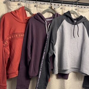Under Armour Women's Sweater Trio - peach, Purple, Gray